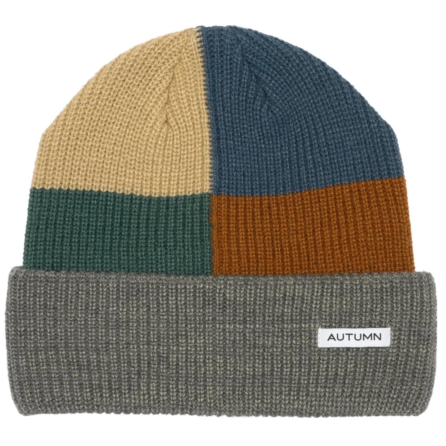 Autumn Patchwork Beanie