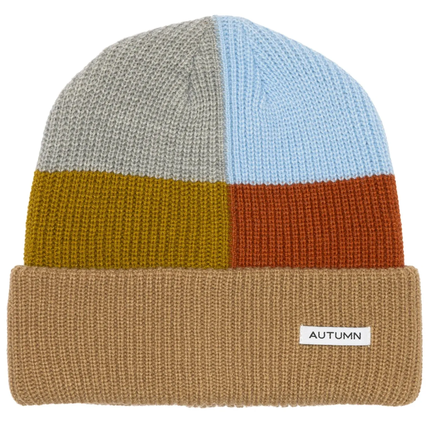 Autumn Patchwork Beanie