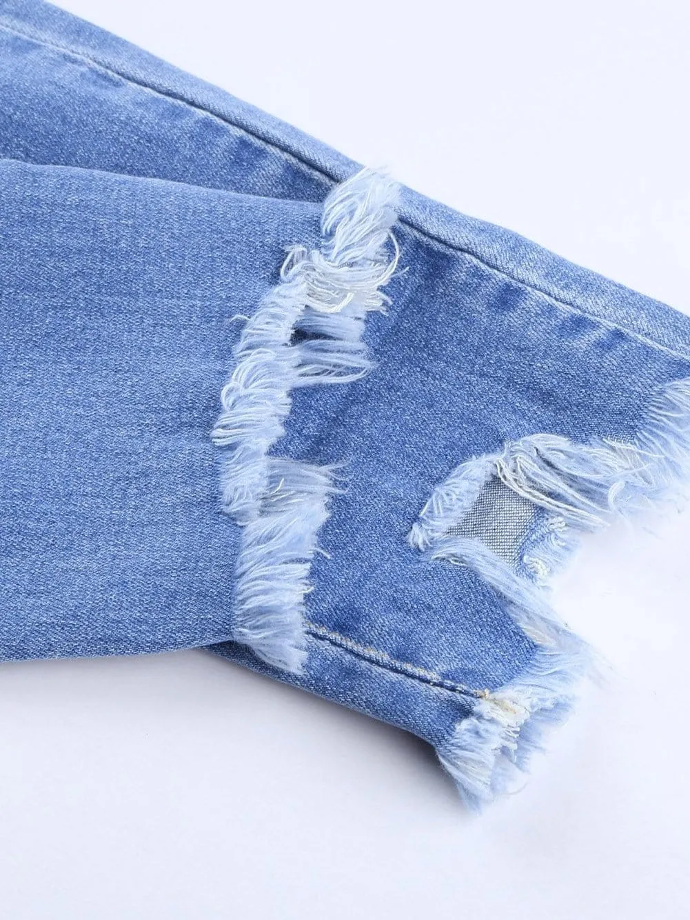 Blue Distressed Jeans