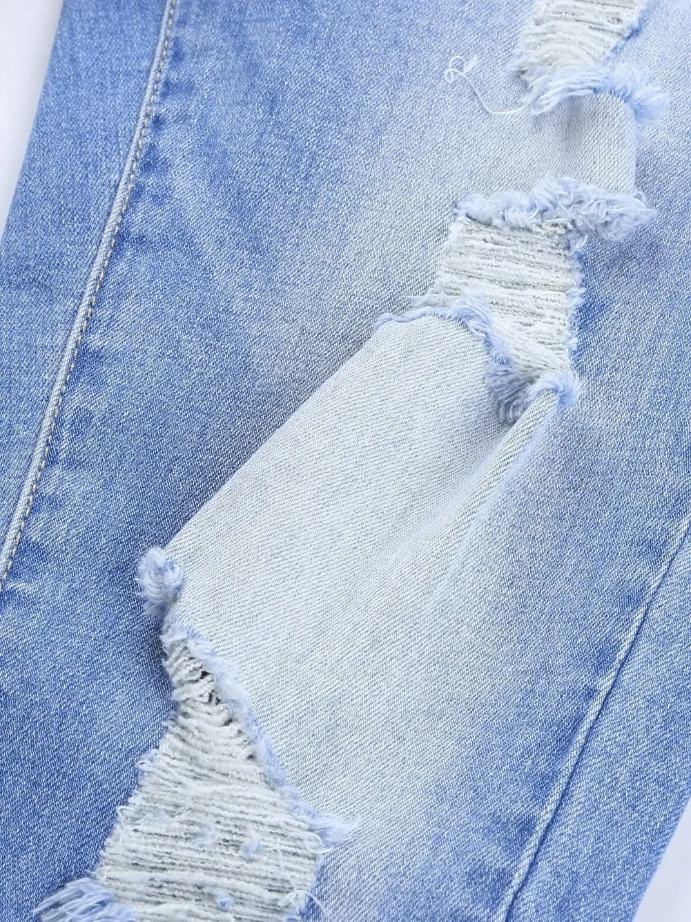 Blue Distressed Jeans