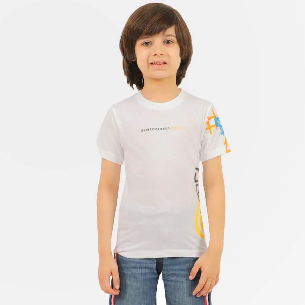 Boys T-Shirt Urban Artist - B.White