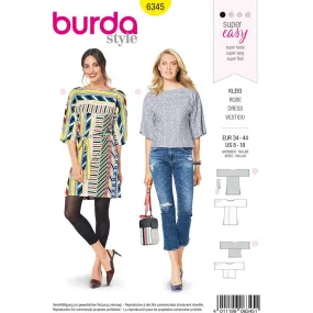 Burda Style Pattern B6345 Misses' sportswear