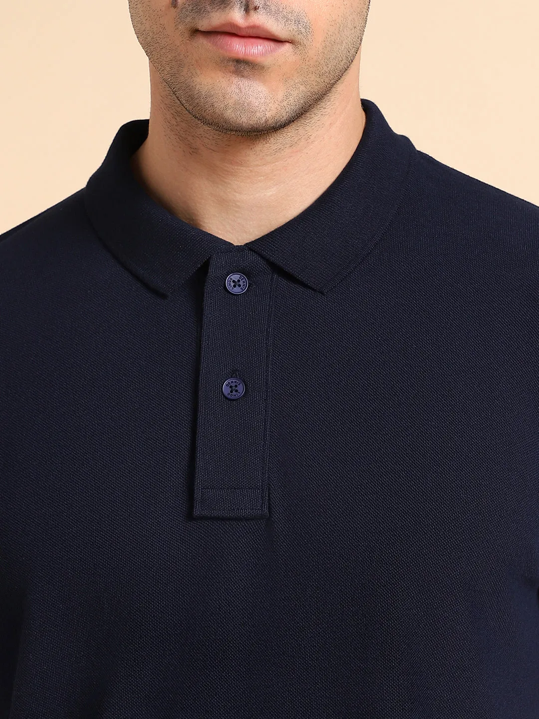 Dennis Lingo Polo Collar Cotton T-Shirt