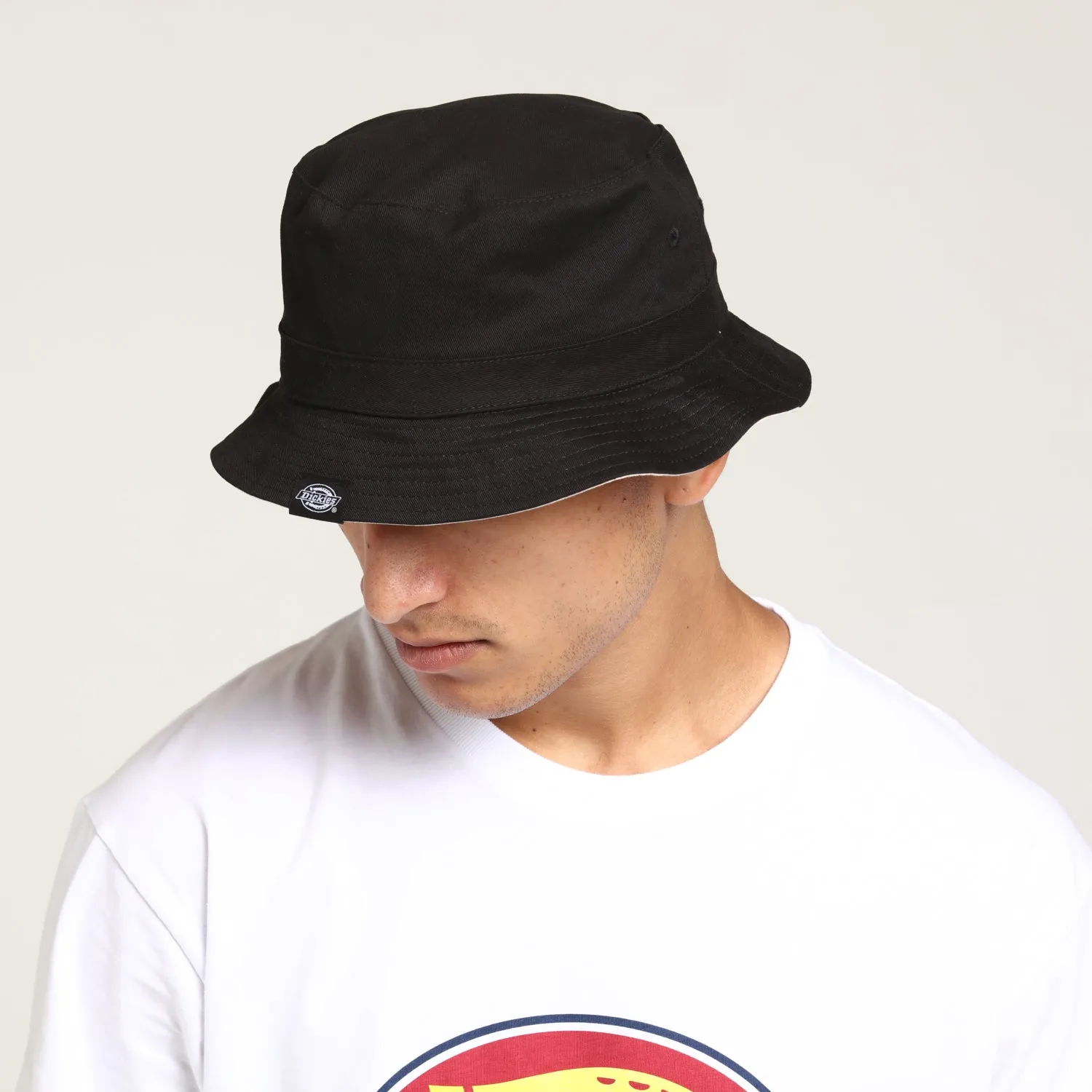 Dickies Stamford Reversible Bucket Hat Black/Natural