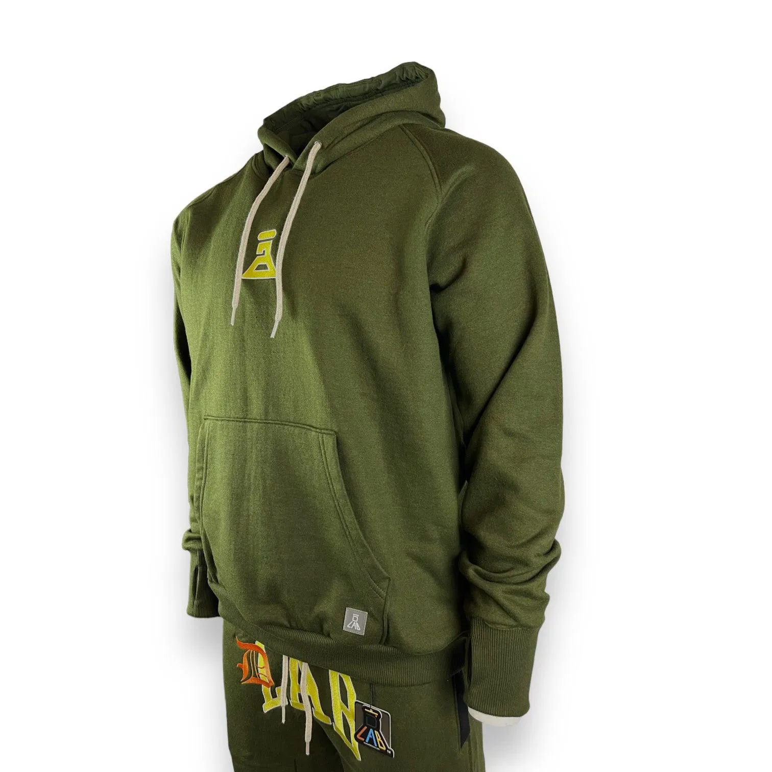 DLAB "SCRIPT” Oversized Hoodie Olive Green