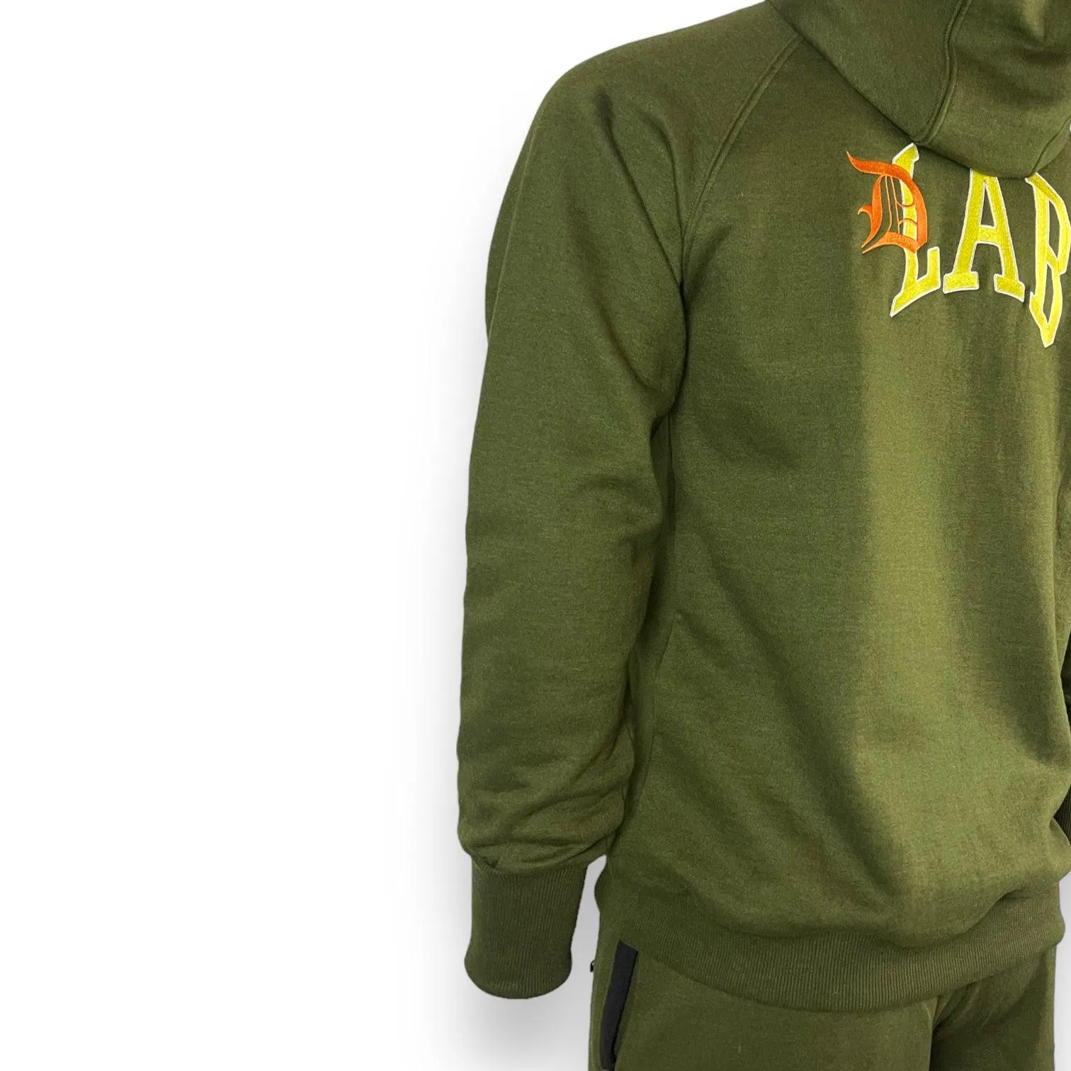 DLAB "SCRIPT” Oversized Hoodie Olive Green