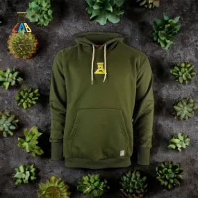 DLAB "SCRIPT” Oversized Hoodie Olive Green