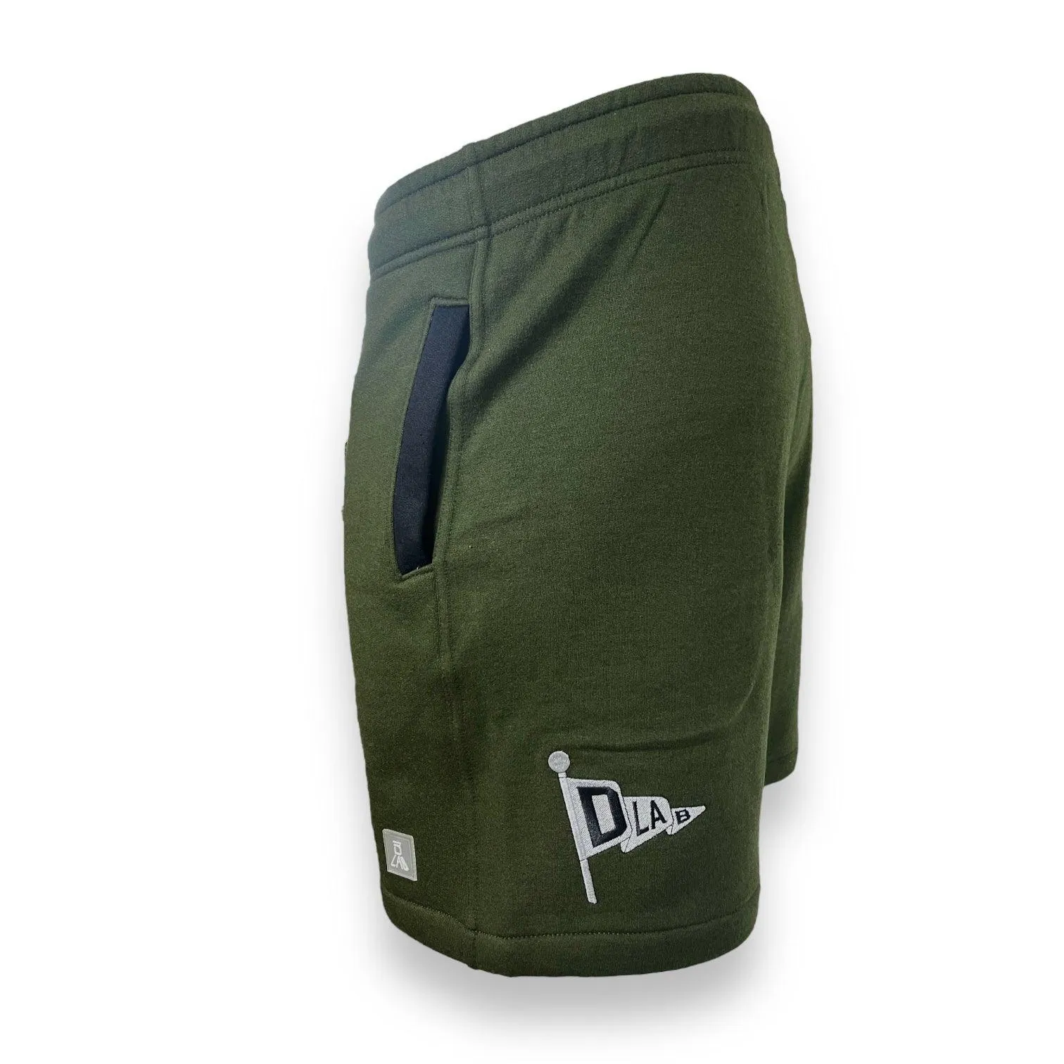 DLAB "SCRPT” SweatShort Olive Green