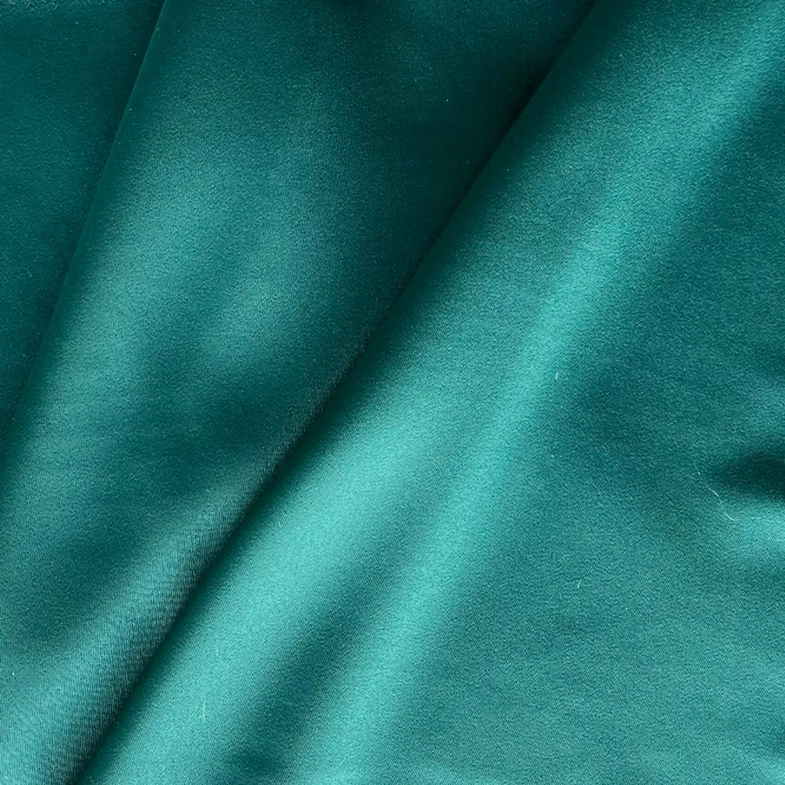 Egyptian Teal Green Stretch Polyester Duchess Satin (Made in Korea)