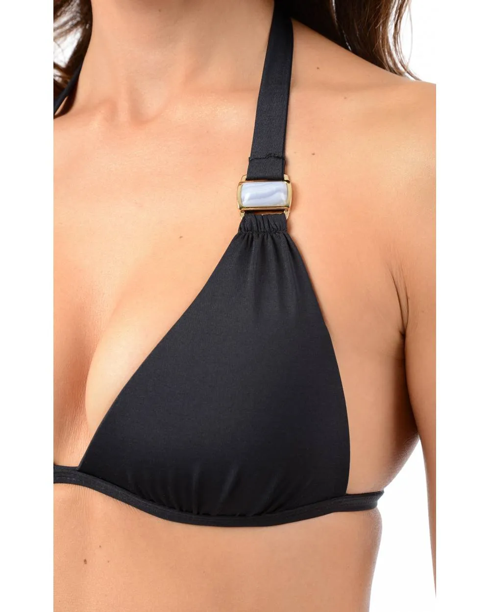 Envy Push Up ® Natural Stone Halter & Scoop Swimsuit