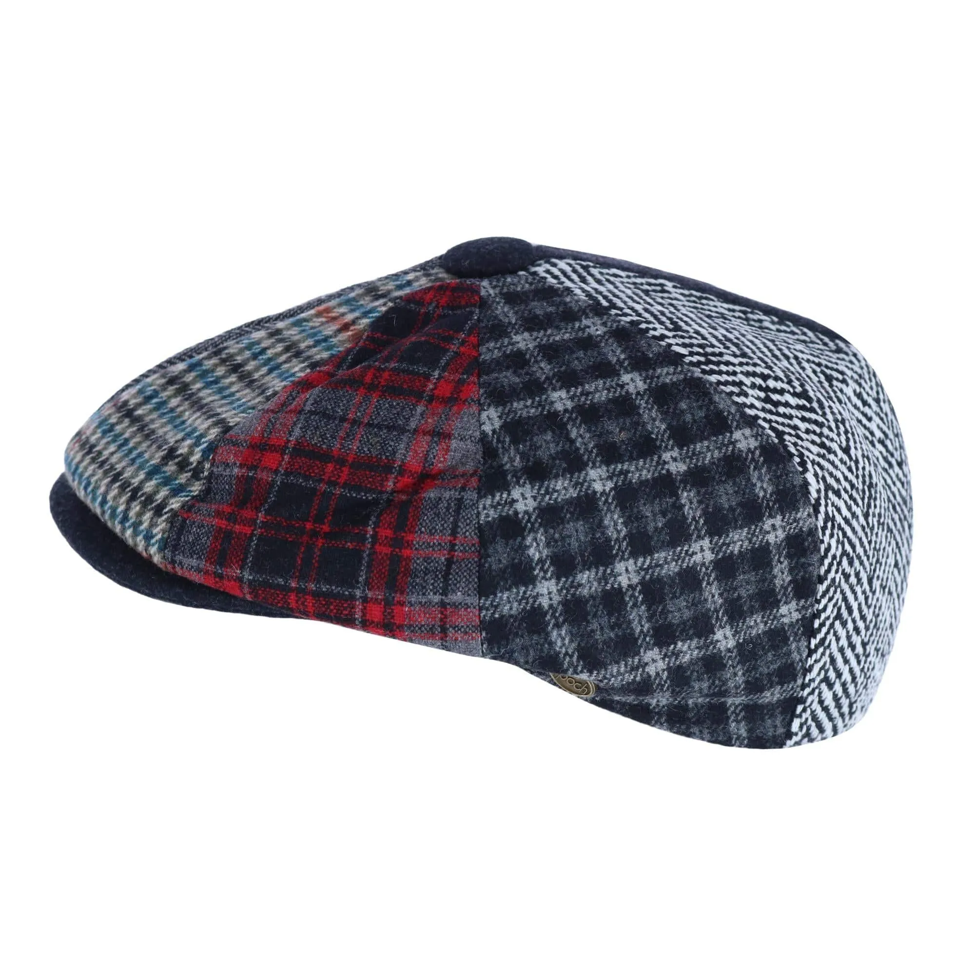 Epoch Hats Company Men's Multi Patchwork Newsboy Cap