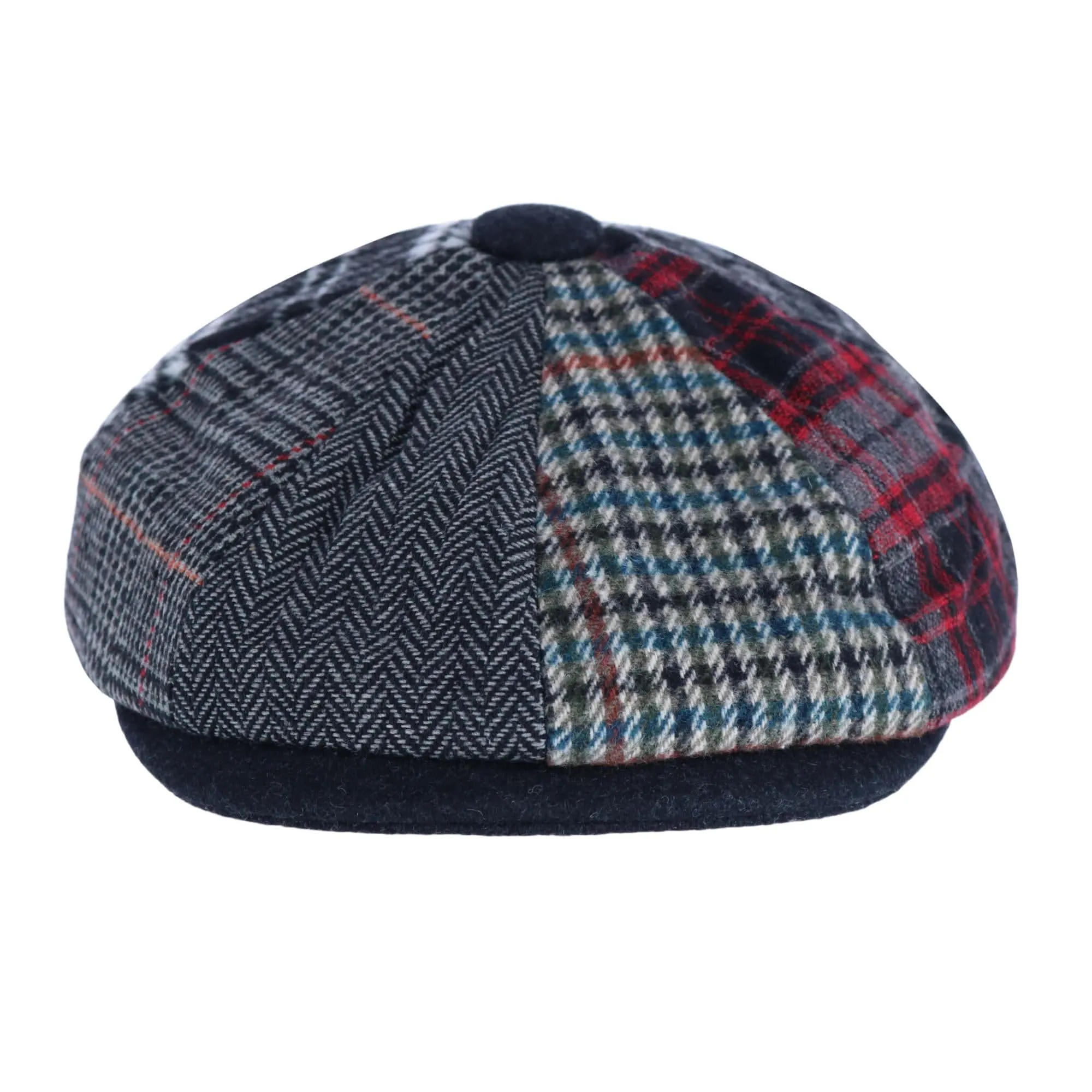 Epoch Hats Company Men's Multi Patchwork Newsboy Cap