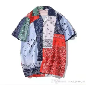 Exquisite Graphical Designed Multi Coloured Aloha Shirt