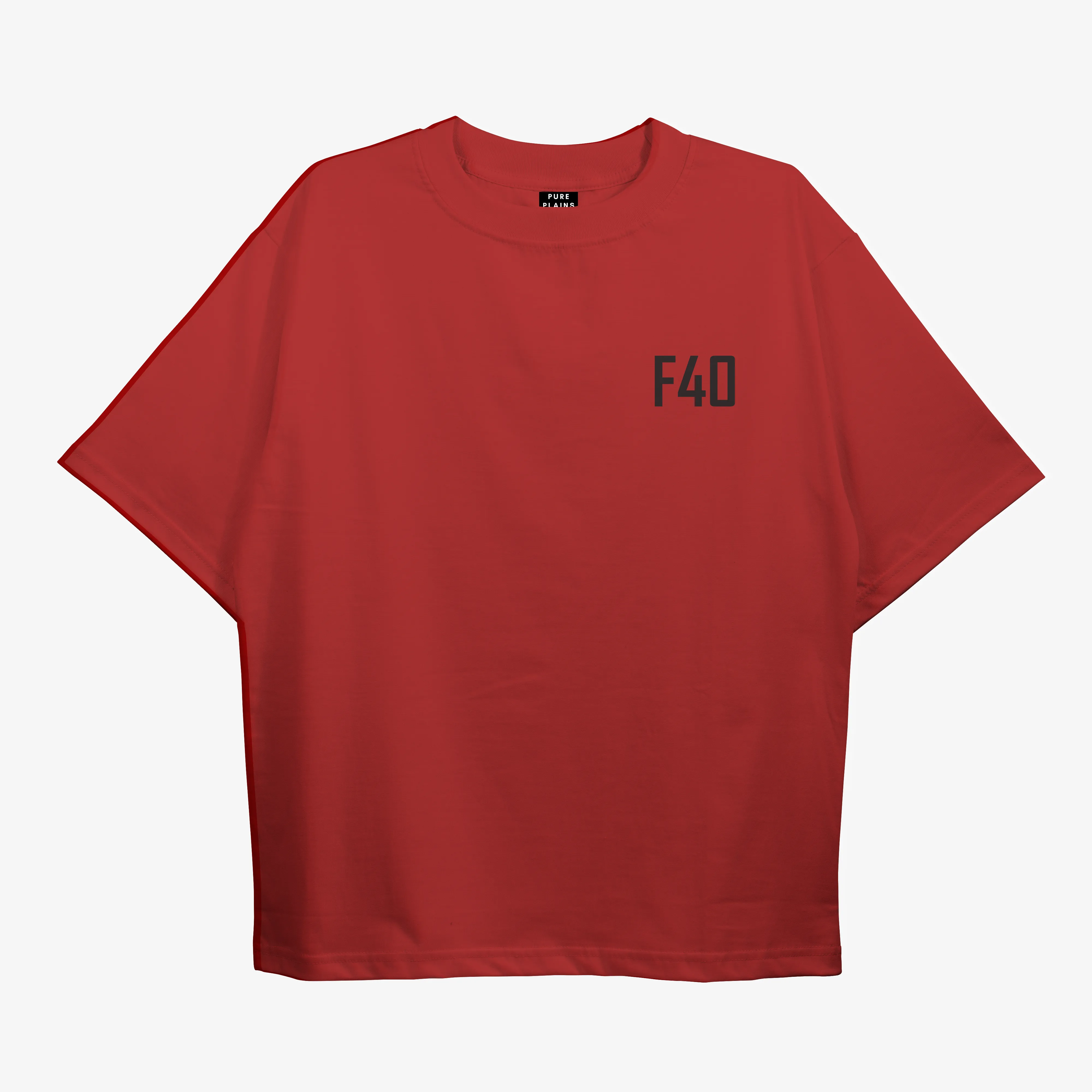 Ferrari F40 Oversized Red Tshirt