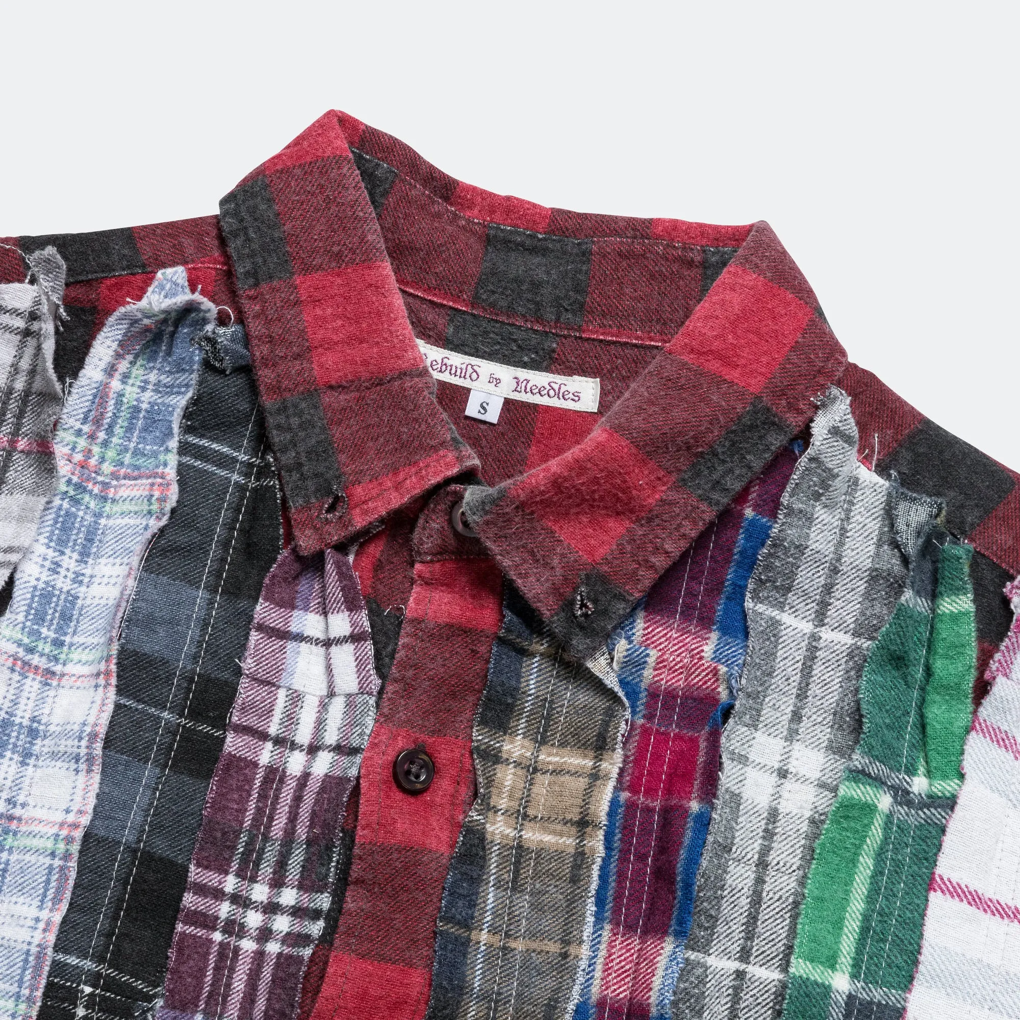 FW24 Rebuild Flannel Ribbon Shirt - Small #2