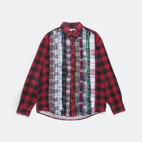 FW24 Rebuild Flannel Ribbon Shirt - Small #2