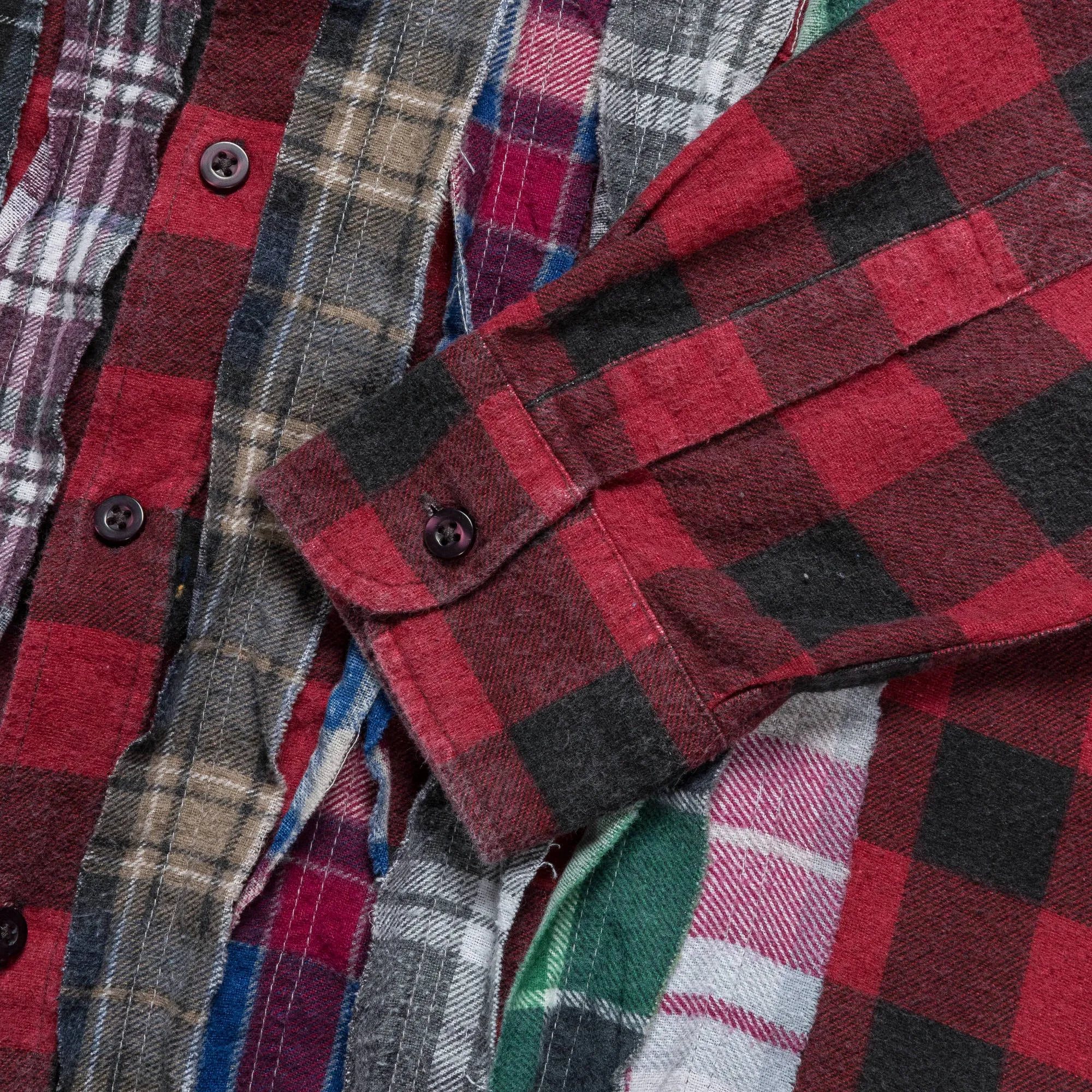 FW24 Rebuild Flannel Ribbon Shirt - Small #2