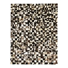 Hand Crafted Leather Rug 4' 11" x 6' 10"