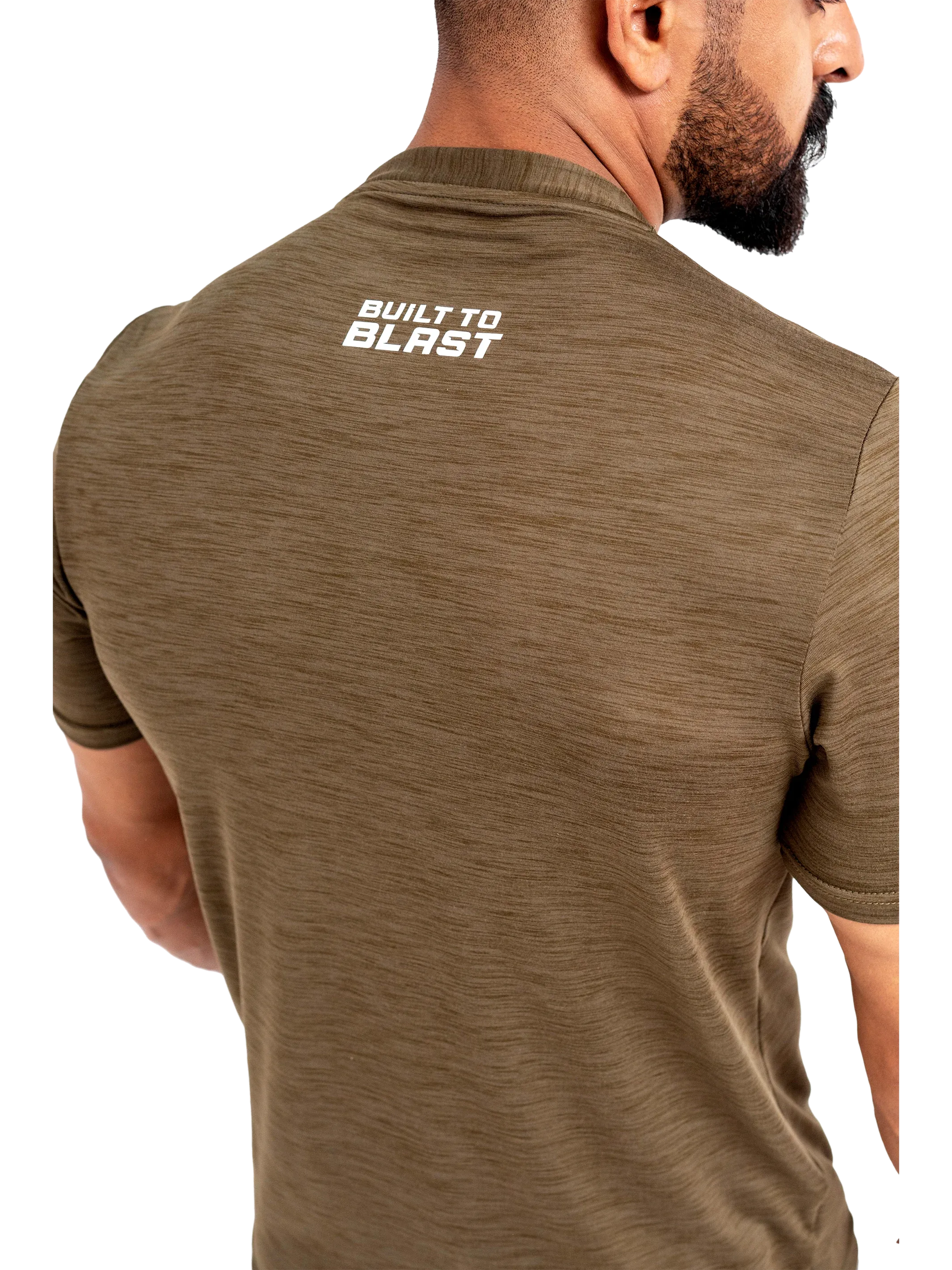 Herculean Dri-Blend Training Tee - Olive Green