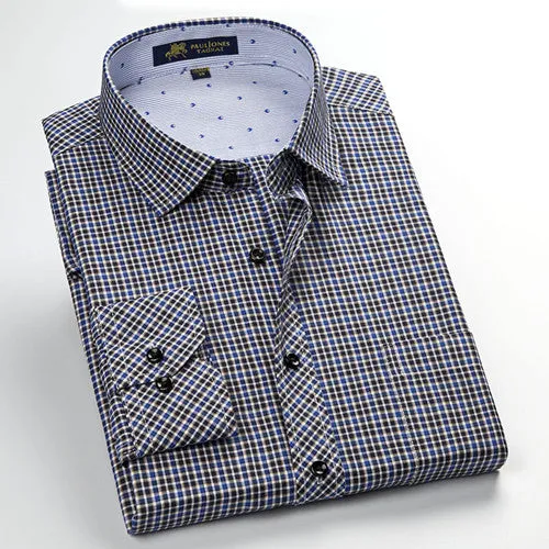 High Quality PlaidLong Sleeve Shirt #H57XX