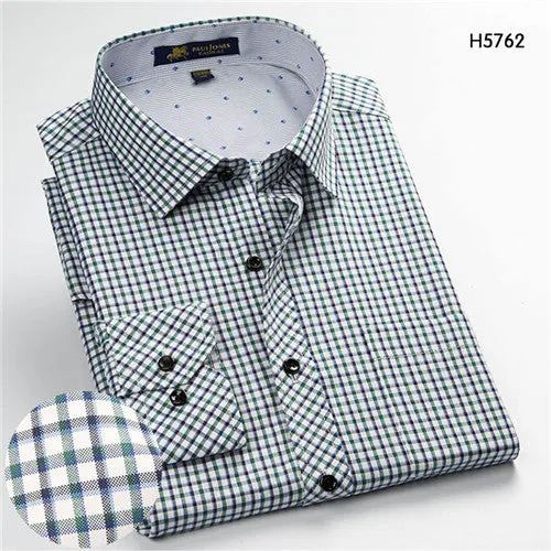 High Quality PlaidLong Sleeve Shirt #H57XX