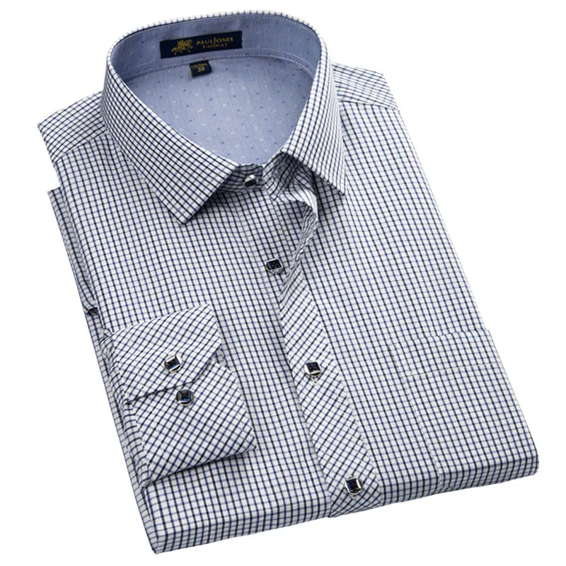 High Quality PlaidLong Sleeve Shirt #H57XX