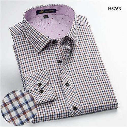 High Quality PlaidLong Sleeve Shirt #H57XX