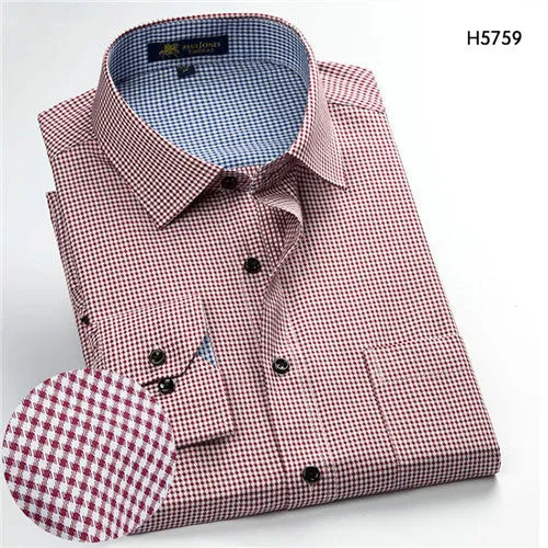 High Quality PlaidLong Sleeve Shirt #H57XX