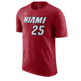 Kendrick Nunn Jordan Brand Statement Red Name & Number Tee