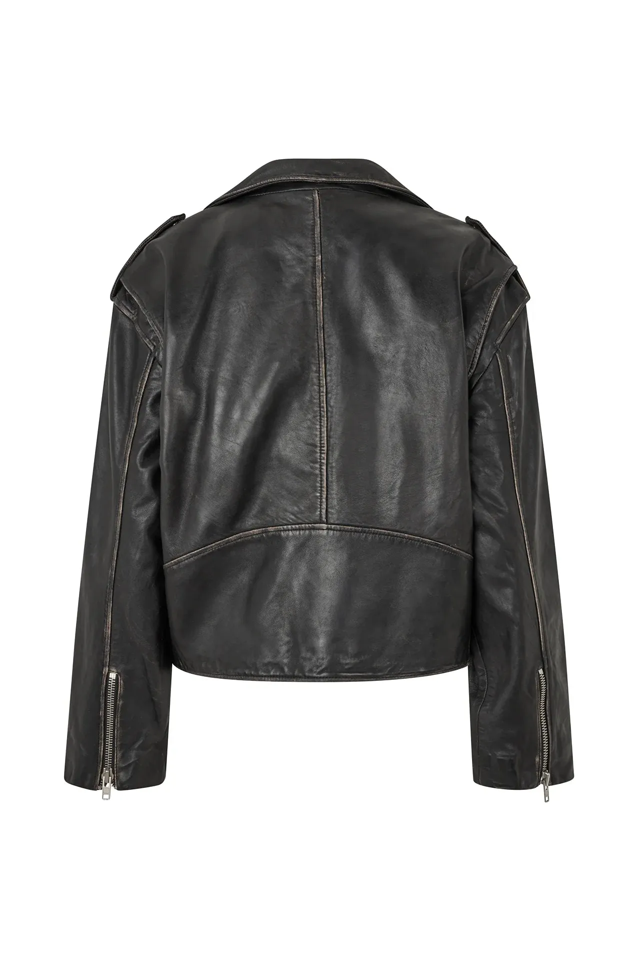 Lolly's Laundry Lill Leather Jacket - Black