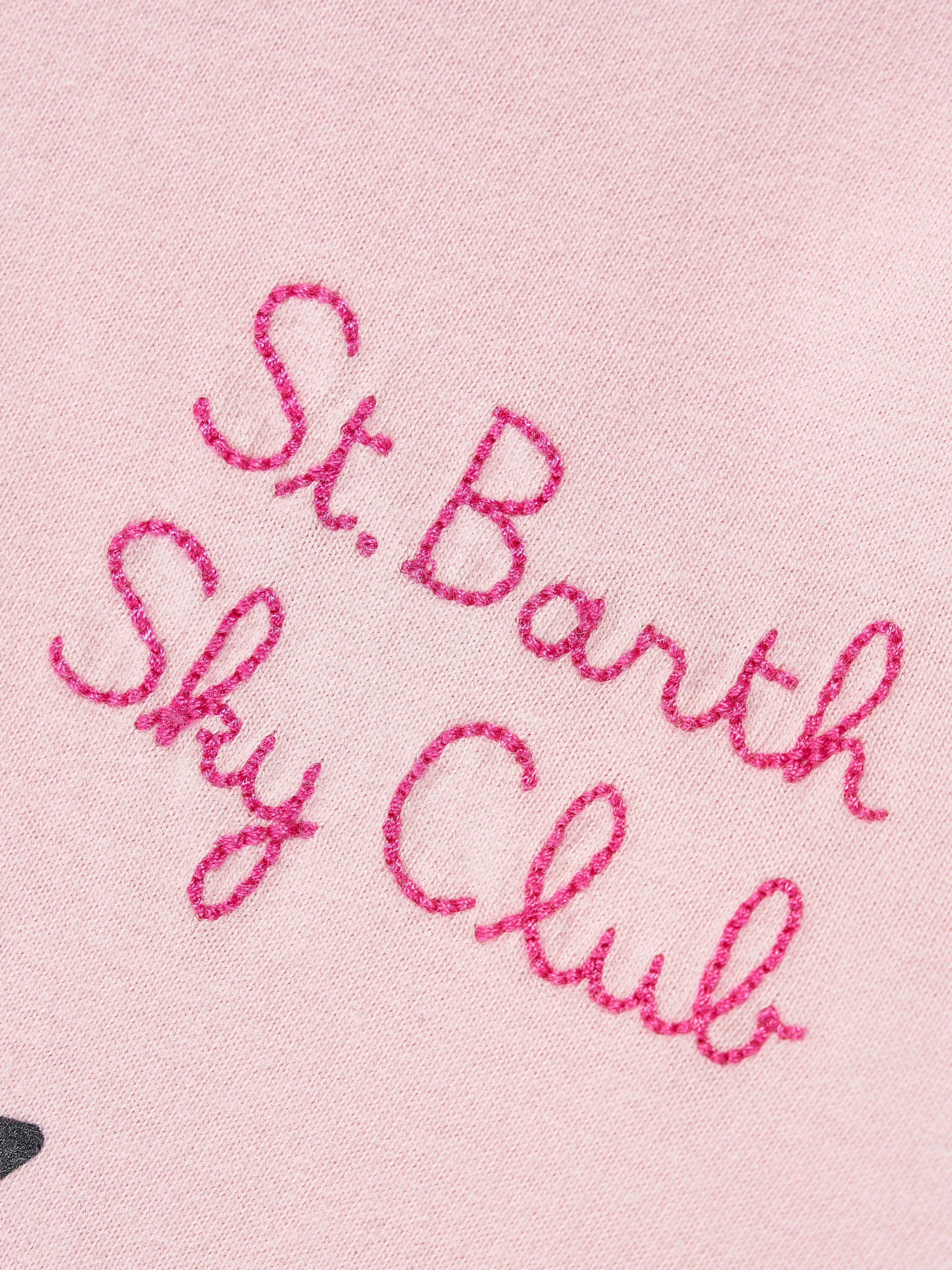 MC2 Saint Barth Girls Hello Kitty Long Sleeve T-Shirt in Pink