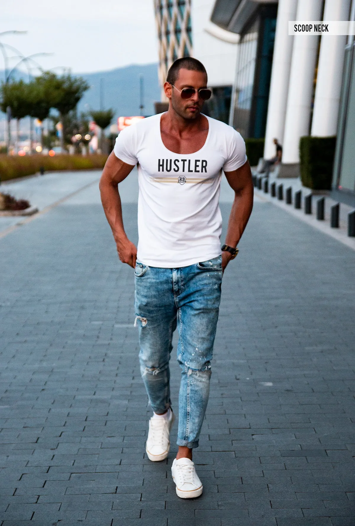 Men's T-shirt "HUSTLER" MD975