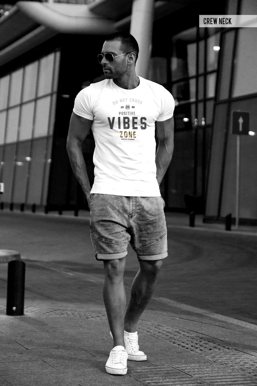 Men's T-shirt "Positive Vibes Zone" MD977