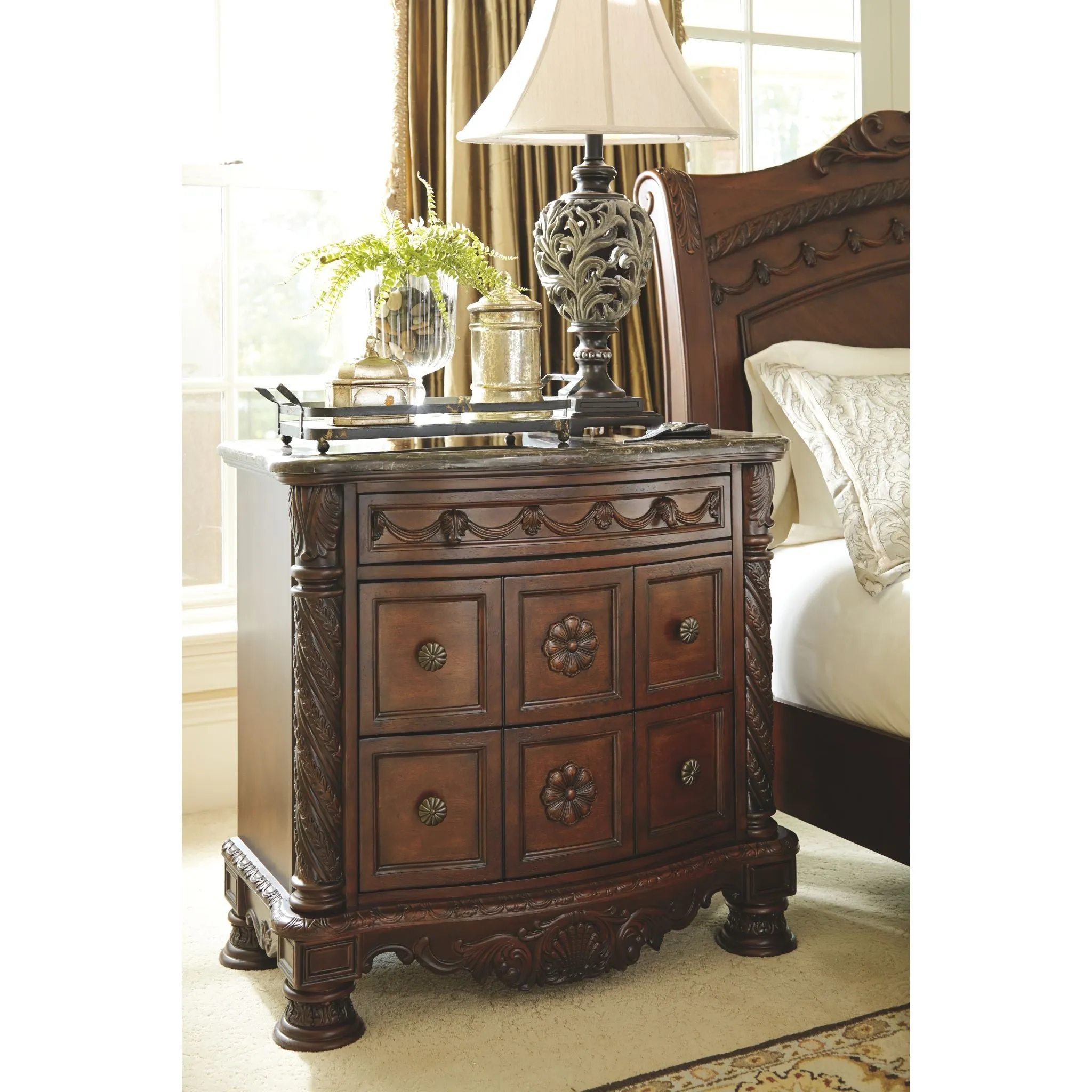 North Shore Three Drawer Nightstand