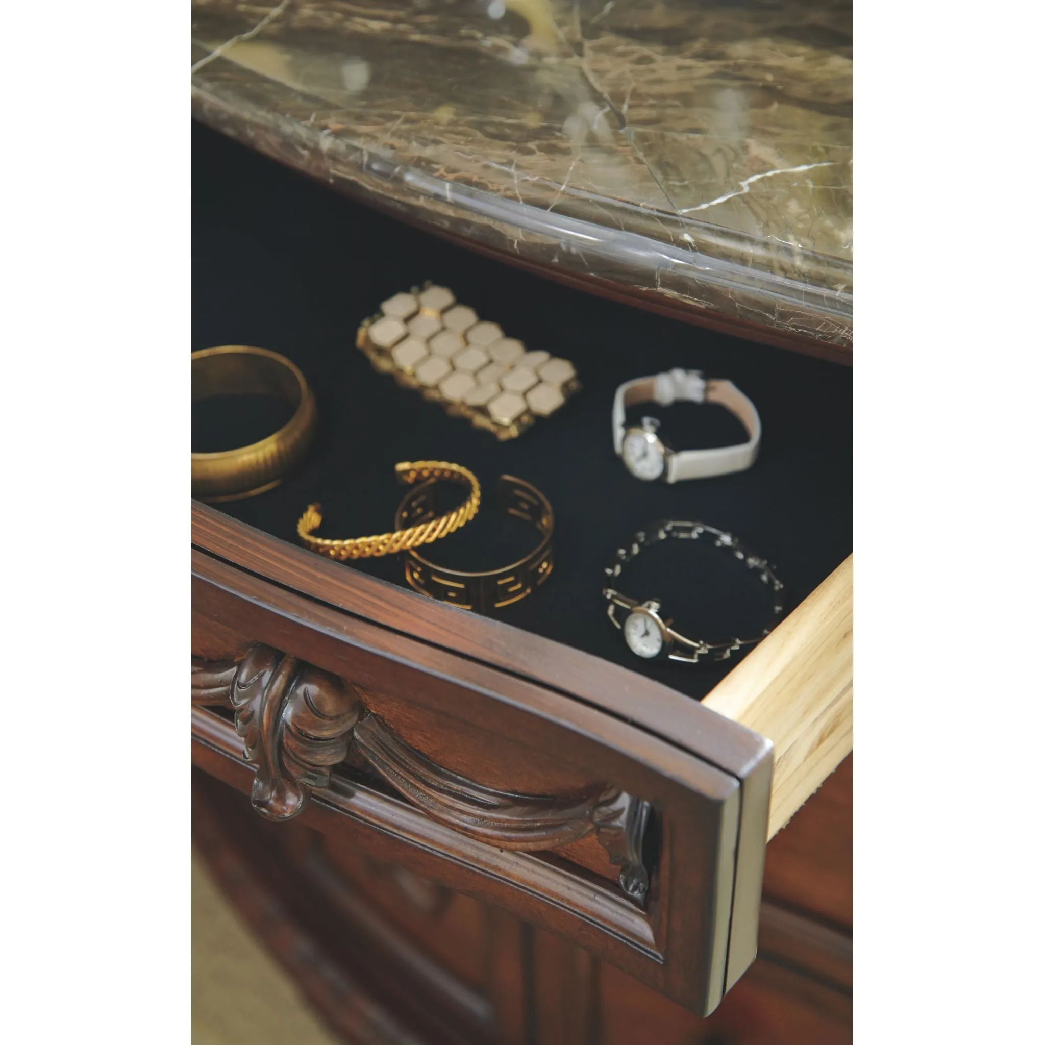 North Shore Three Drawer Nightstand