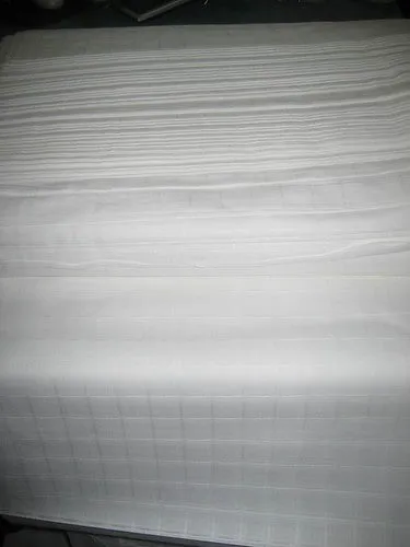 Pure White Cotton Organdy Plaids~Width 44