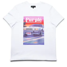 Purple Brand Cruise Tee - White