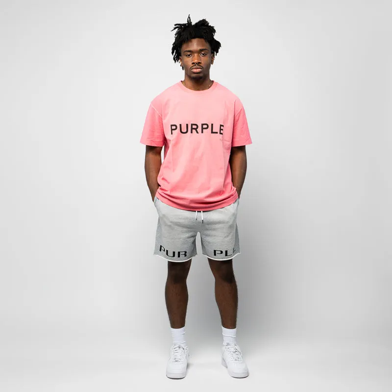 Purple Brand Wordmark Tee - Pink