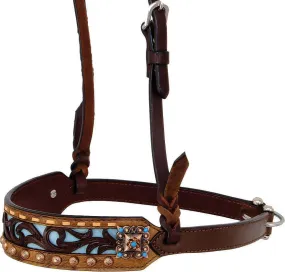 Rafter T Distressed Filigree Noseband