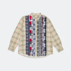 Rebuild Flannel Ribbon Shirt SS25 - Large #1