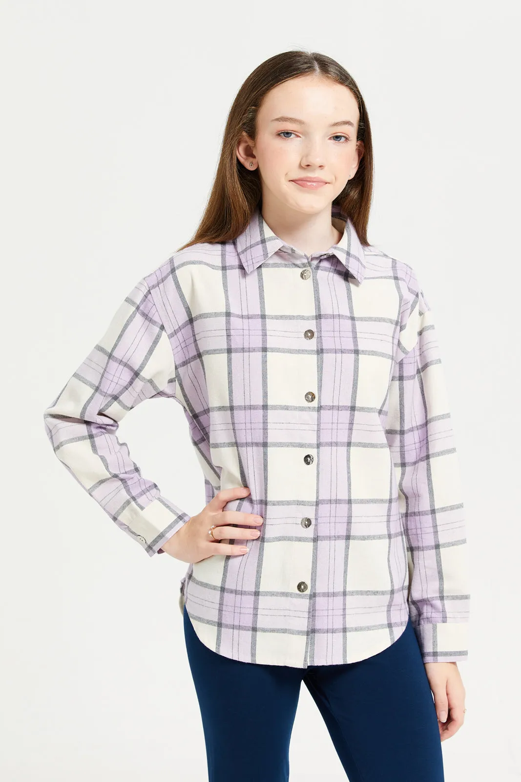 Senior Girls Assorted Checkered Shirt