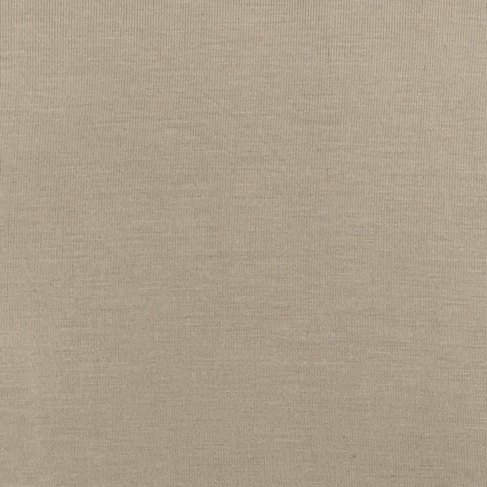 Soft Taupe Solid Stretch Spandex Bamboo Jersey Knit Fabric