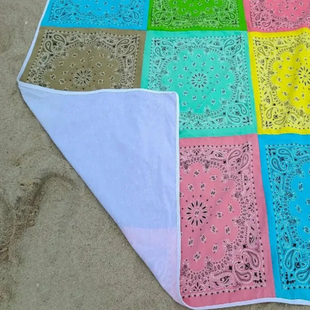 Sweet Bandana Blanket Cotton Patchwork