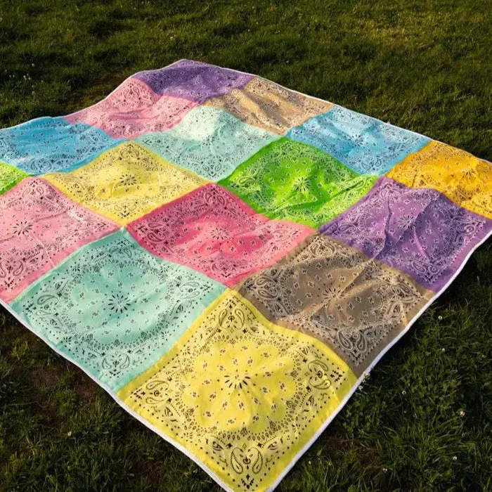 Sweet Bandana Blanket Cotton Patchwork