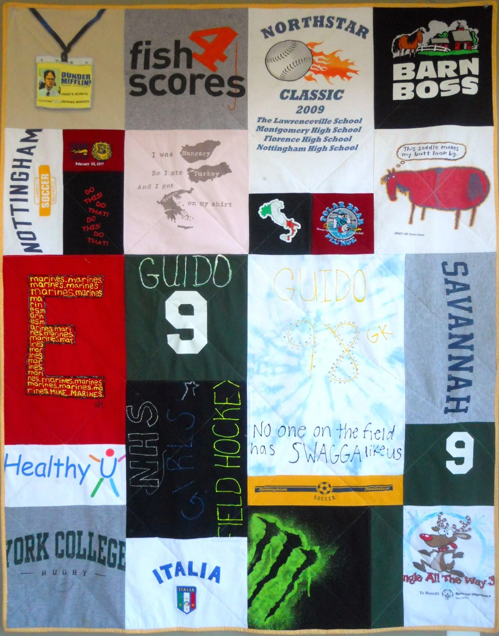 T-shirt Quilt 48x60