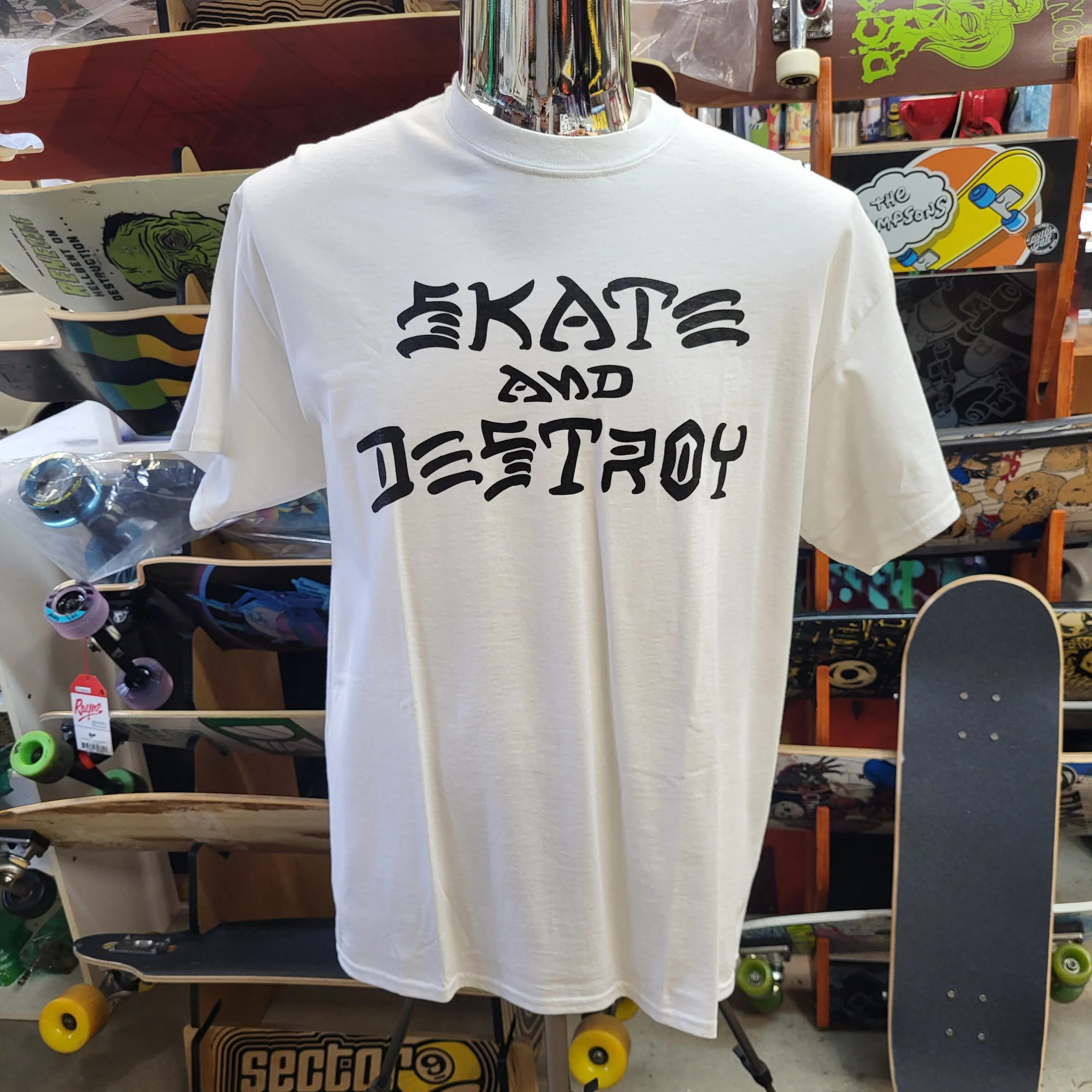 Thrasher - Skate and Destroy White tee