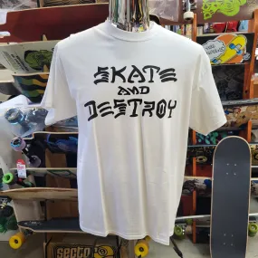 Thrasher - Skate and Destroy White tee