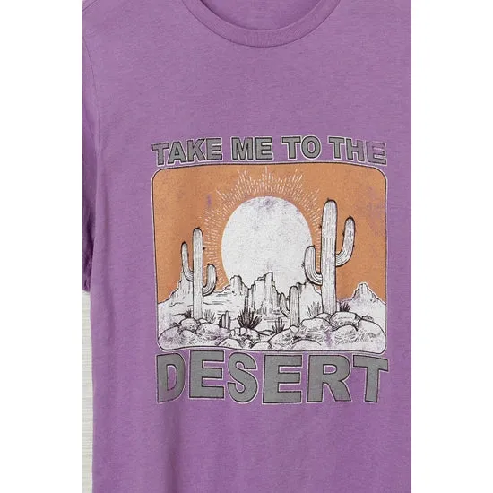 Urban Daizy Take Me to the Desert Oversized Graphic Tee