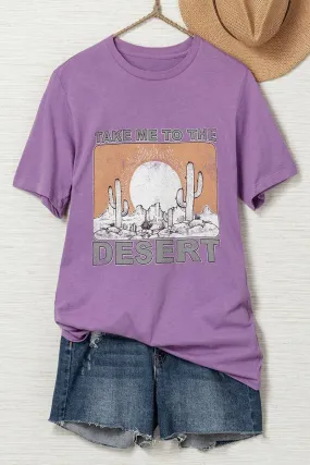 Urban Daizy Take Me to the Desert Oversized Graphic Tee