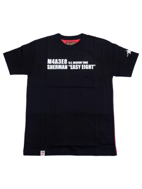 US Comp4ny Sherman Tank Tees Black Red